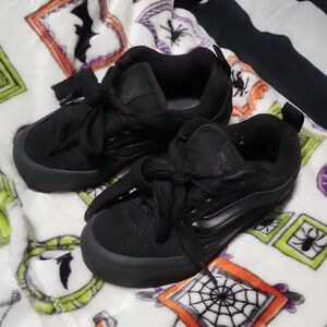 Black VANS Kids Shoes